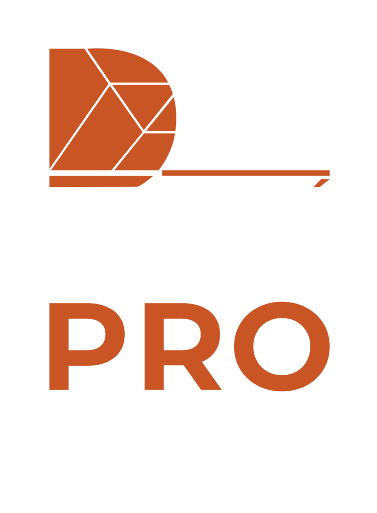 Logo de l'entreprise LeMètrePRO Bâtiment, prestations de services sur mesure pour les professionnels des Hauts d'Anjou